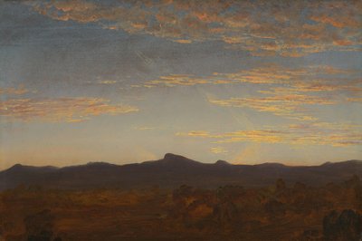Studie voor "Catskill Creek", ca. 1844-5 door Thomas Cole