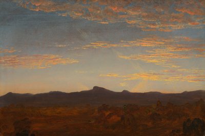 Studie voor Catskill Creek, ca. 1844-1845 door Thomas Cole