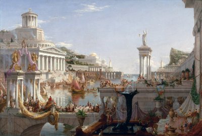 De loop van het rijk Voltooiing - De apotheose van het Romeinse rijk door Thomas Cole