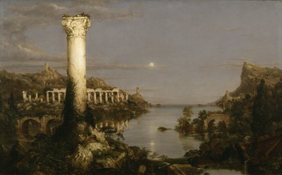 De Loop van het Rijk: Verwoesting door Thomas Cole