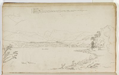 Het hoofd van Windermere, Lake District, Engeland, 1829 door Thomas Cole