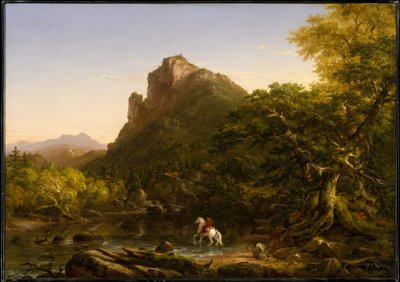 De Mountain Ford door Thomas Cole