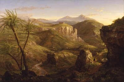 De vallei en tempel van Segestae, Sicilië, 1844 door Thomas Cole