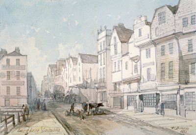 Long Lane, City of London door Thomas Colman Dibdin