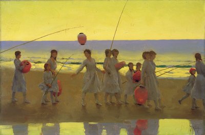 De Zandbank door Thomas Cooper Gotch