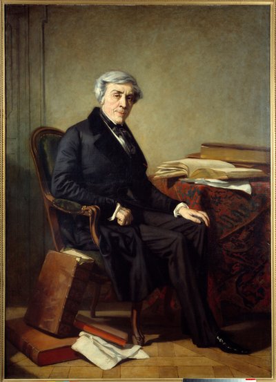 Portret van Jules Michelet, Franse historicus en schrijver door Thomas Couture