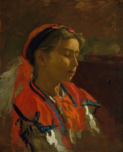 Carmelita Requena door Thomas Cowperthwait Eakins
