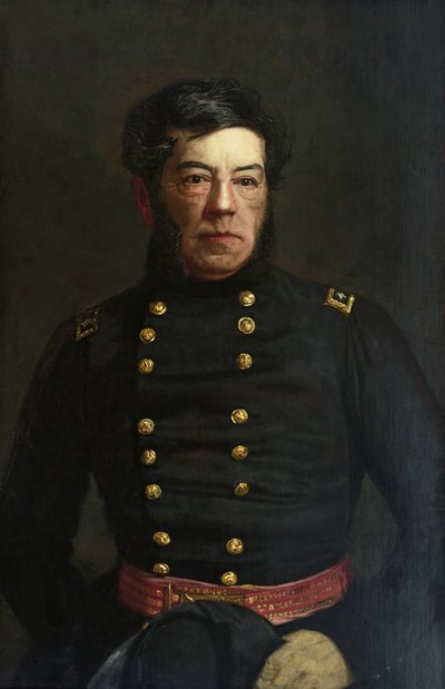 Portret van generaal George Cadwalader door Thomas Cowperthwait Eakins