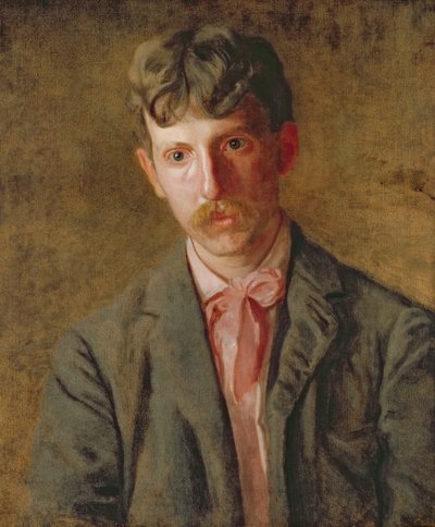 De Pianist (Stanley Addicks) 1896 door Thomas Cowperthwait Eakins