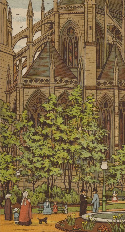 Rouen: Kerk van St. Ouen door Thomas Crane