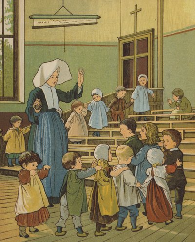 Rouen: schooloefening door Thomas Crane