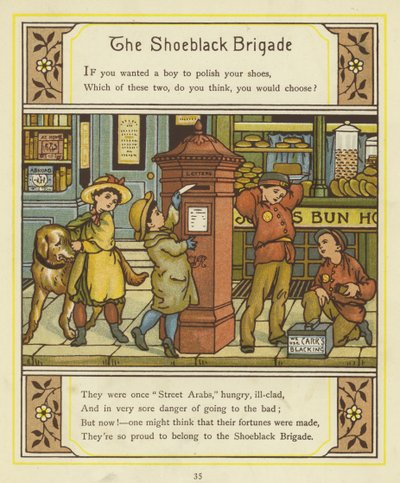 De Schoenpoetsbrigade door Thomas Crane