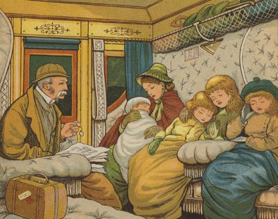 De nachtelijke reis naar Calais door Thomas Crane