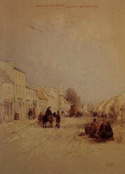 Ballymahon, County Longford door Thomas Creswick