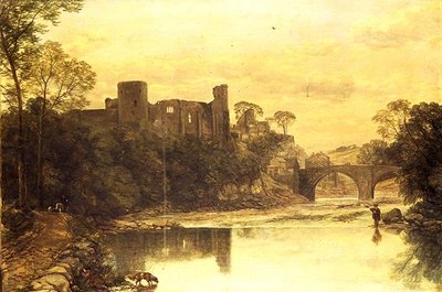 Barnard Castle aan de Tees door Thomas Creswick