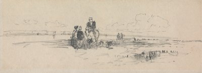 Figuren aan de Oever door Thomas Creswick