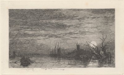 Maanlicht door Thomas Creswick