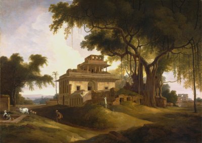 Ruïnes van de Naurattan, Sasaram, Bihar door Thomas Daniell