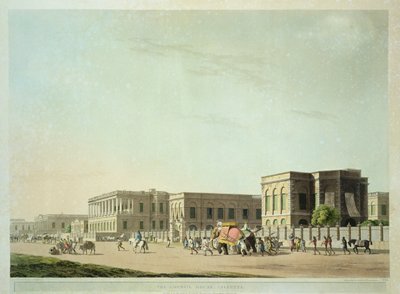 Het raadhuis, Calcutta, plaat 29 uit 