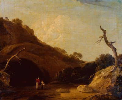 De Ingang van een Grot bij Gyah door Thomas Daniell