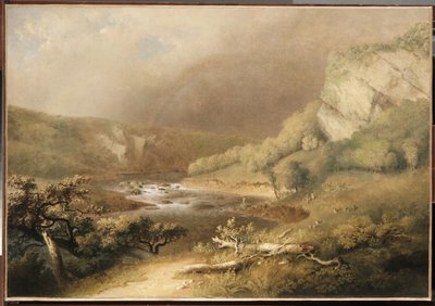 Rivierstromen, 1825 door Thomas Doughty