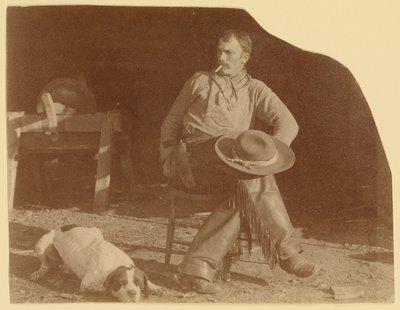 [Cowboy op de B-T Ranch, Missouri Territory]. door Thomas Eakins