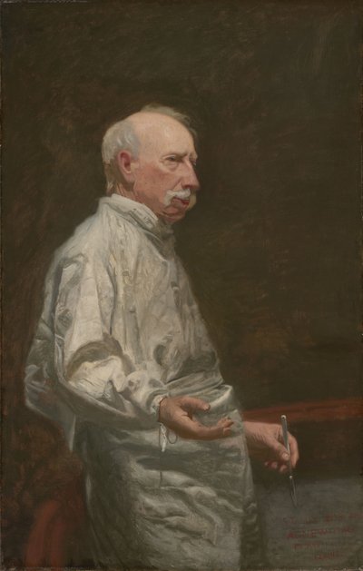 Dr. Agnew (Dr. D. Hayes Agnew) (1818-1892) door Thomas Eakins