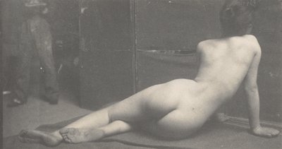 [Vrouwelijk Naakt van Achteren], ca. 1889 door Thomas Eakins