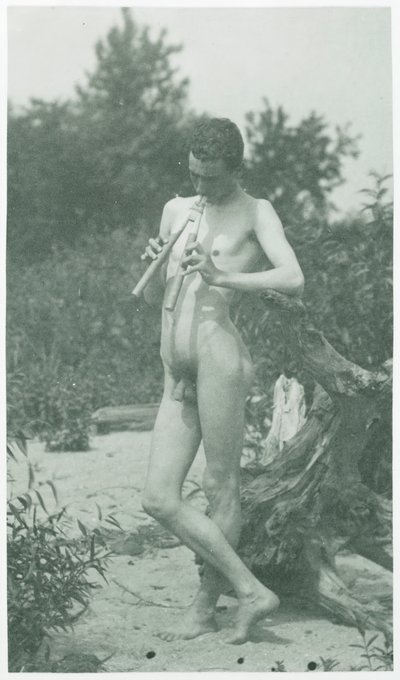J. Laurie Wallace Studie voor Arcadia, ca. 1883 door Thomas Eakins