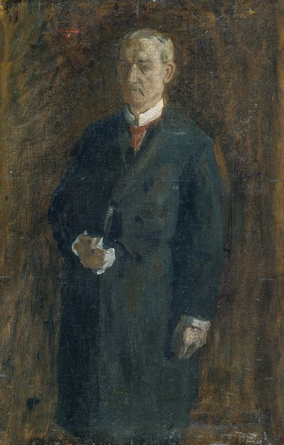 James MacAlister schets, ca. 1895 door Thomas Eakins
