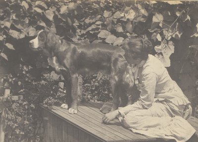 [Margaret Eakins en Harry]. door Thomas Eakins