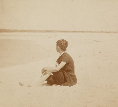 [Mary Macdowell op het strand, Manasquan, New Jersey]. door Thomas Eakins