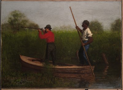 Jacht op rallen op de Delaware door Thomas Eakins