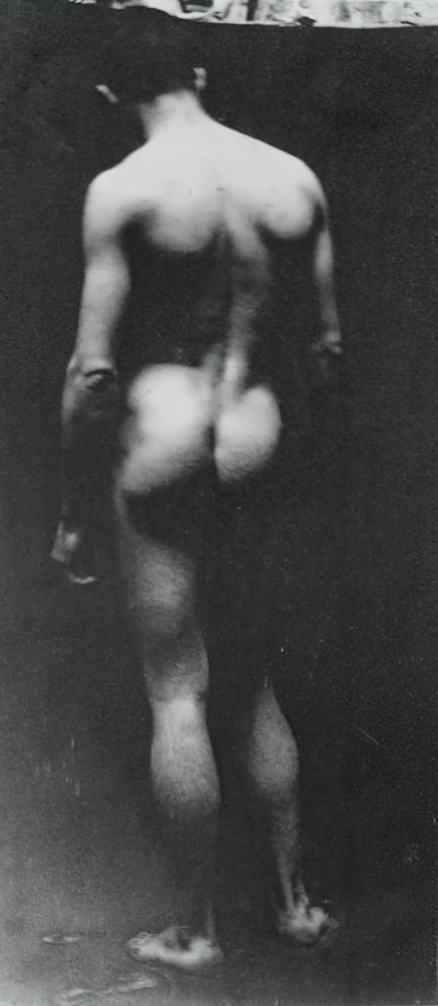 Staande Naakt Samuel Murray, ca. 1890-1892 door Thomas Eakins