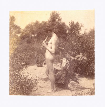 Stehender Pfeifer (Studie für "Arkadia") door Thomas Eakins
