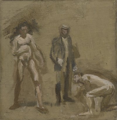 Het Tellen, studie, 1898 door Thomas Eakins