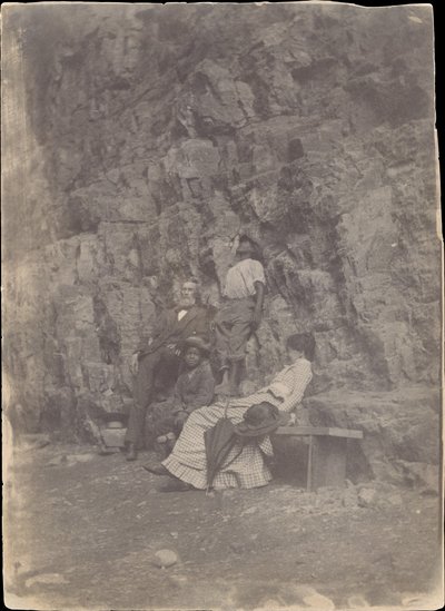 [William H. Macdowell en Margaret Eakins in Saltville of Clinch Mountain, Virginia],..., 1880-82 door Thomas Eakins.
