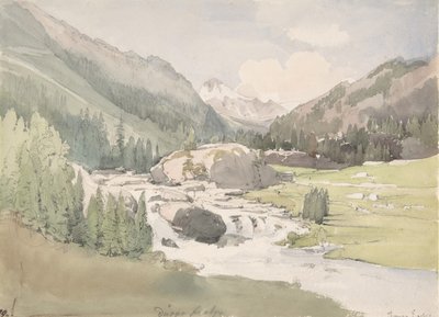 Bergvallei door Thomas Ender