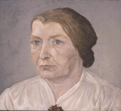 Miss Cicely Hamilton, de schrijfster door Thomas Esmond Lowinsky