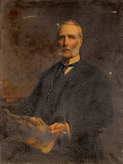 Portret van John Hall door Thomas Eyre Macklin