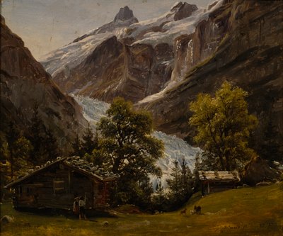 Grindelwald, Zwitserland door Thomas Fearnley