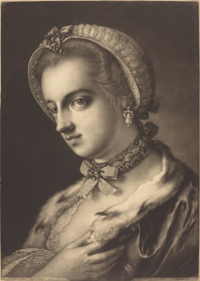 Imaginair portret van een Engelse schoonheid door Thomas Frye