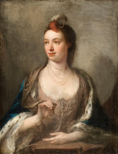 Portret van Susannah Walker door Thomas Frye