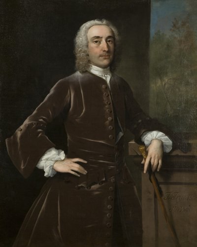 Portret van een Man door Thomas Frye