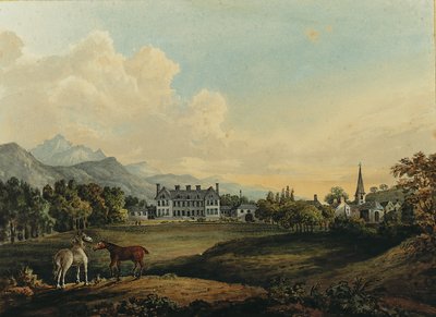Zichten in Killarney: Huis van Lord Kenmare door Thomas Gage