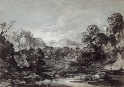 Kustzicht door Thomas Gainsborough