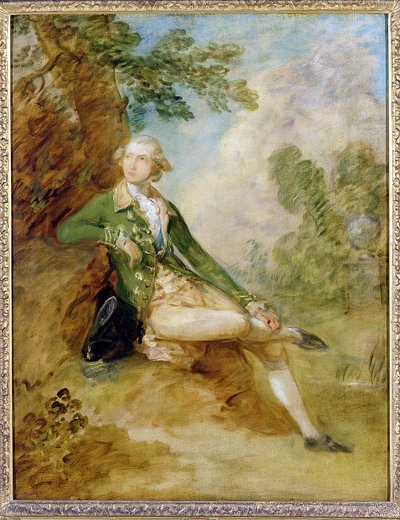 Edward Augustus, Hertog van Kent, c.1787 door Thomas Gainsborough