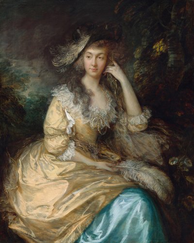 Frances Susanna, Lady de Dunstanville, ca. 1786 door Thomas Gainsborough
