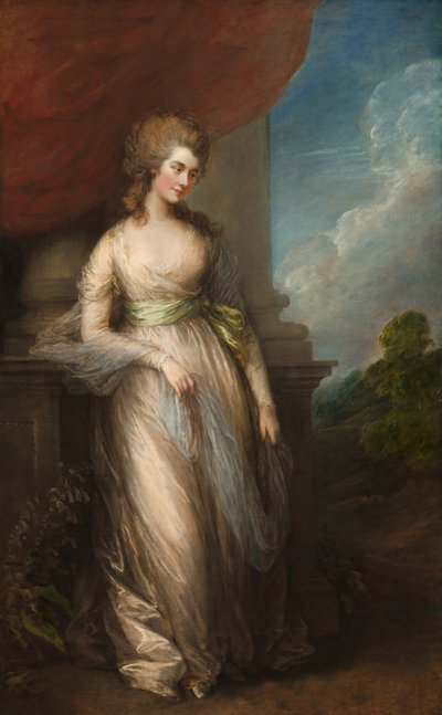 Georgiana, hertogin van Devonshire door Thomas Gainsborough