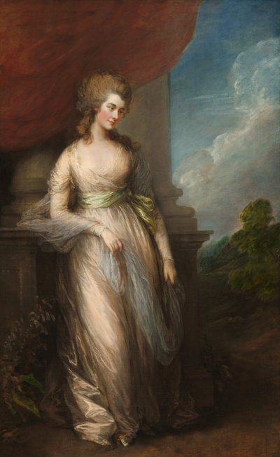 Georgiana, hertogin van Devonshire, 1783 door Thomas Gainsborough
